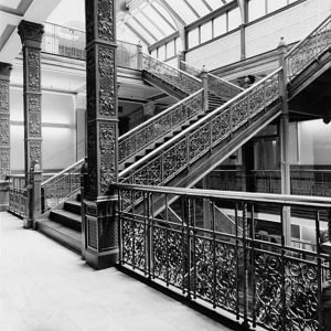 Ornamental cast iron stair