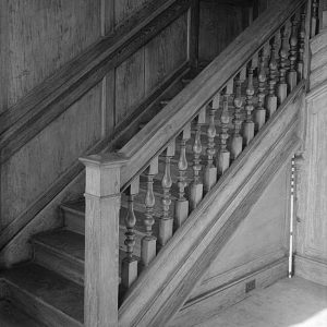 Staircase wood paneling-bel-aire-phila-pa-4