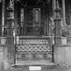 Wrought iron gate