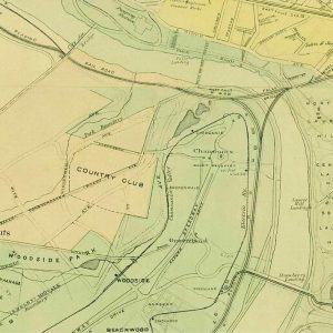 1913 Chamounix Mansion Map