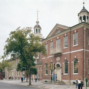 Congress Hall and adjacent Independence Hall