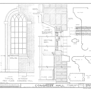 Round top window drawing