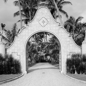 Mar-a-Lago entry gate