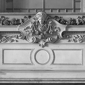 Marble vestibule door detail