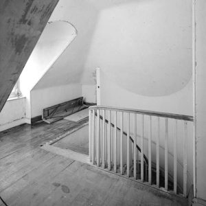Attic dormers and staircase