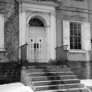 Vernon-Wister house entry door