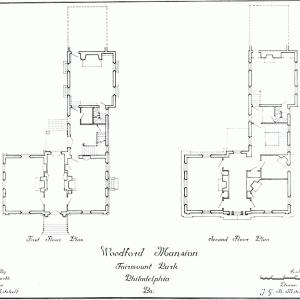 Woodford Mansion floor plans