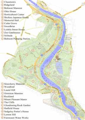 Fairmount Historic Houses Map